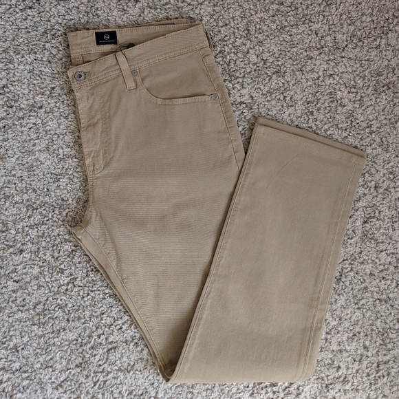 AG ADRIANO GOLDSCHMIED THE MATCHBOX Slim Straight, Beige, 36 - Picture 1 of 9